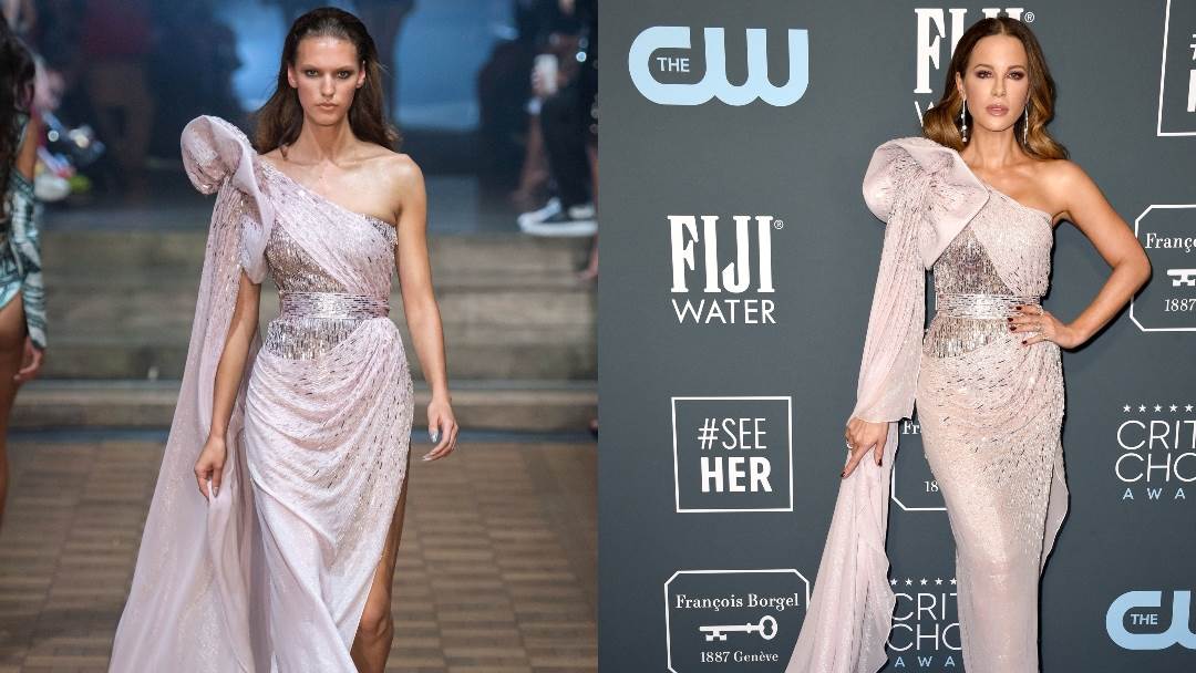 Kate Beckinsale i manekenka nose istu haljinu gotovo identično