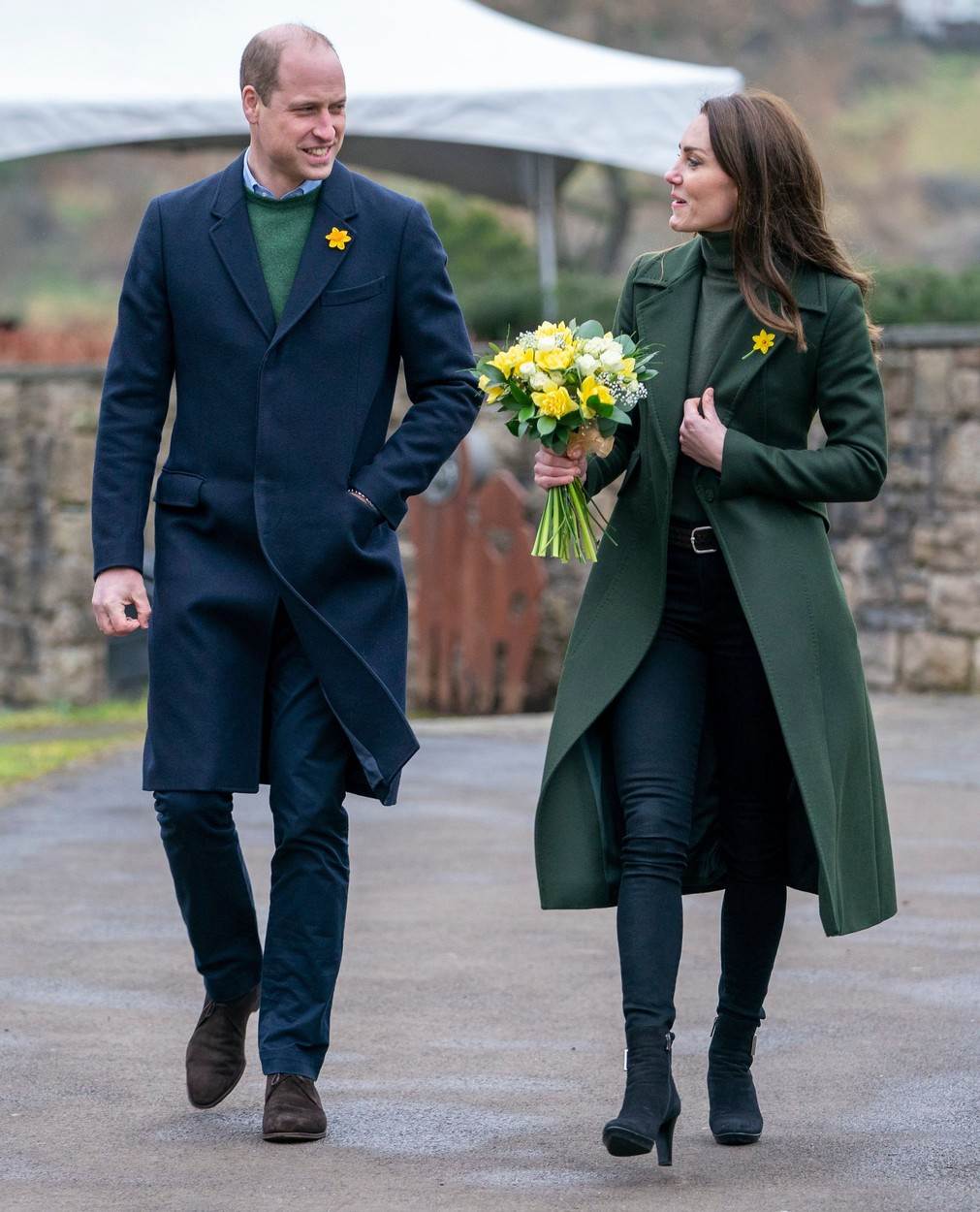 Kate Middleton i princ William prošetali su se Abergavenny tržnicom