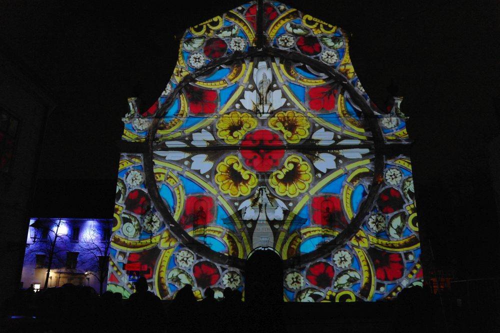 Crkva Svete Katarine u sklopu Festivala svjetla