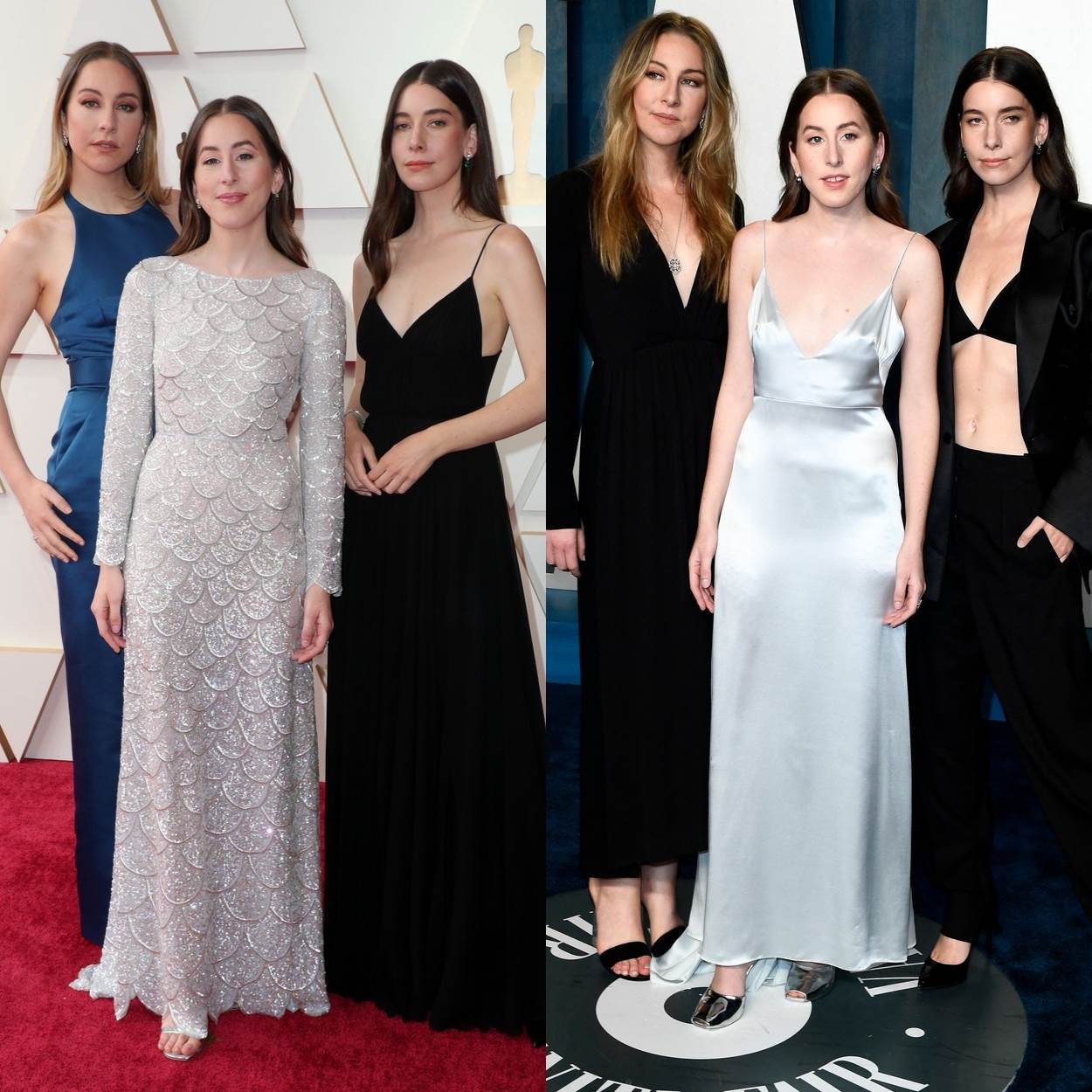 Este Haim, Alana Haim i Danielle Haim na Oscarima i Vanity Fair Oscar Partyu