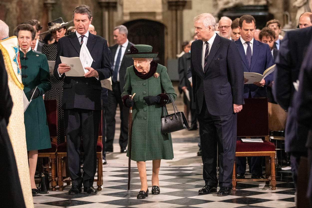 Kraljica Elizabeta prošlog mjeseca stigla na komemoraciju svom pokojnom suprugu princu Philipu
