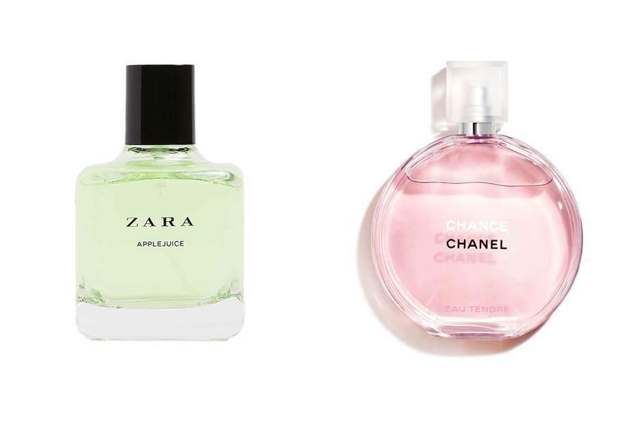 Zara Apple Juice miriši kao Chanel Chance Eau Tendre