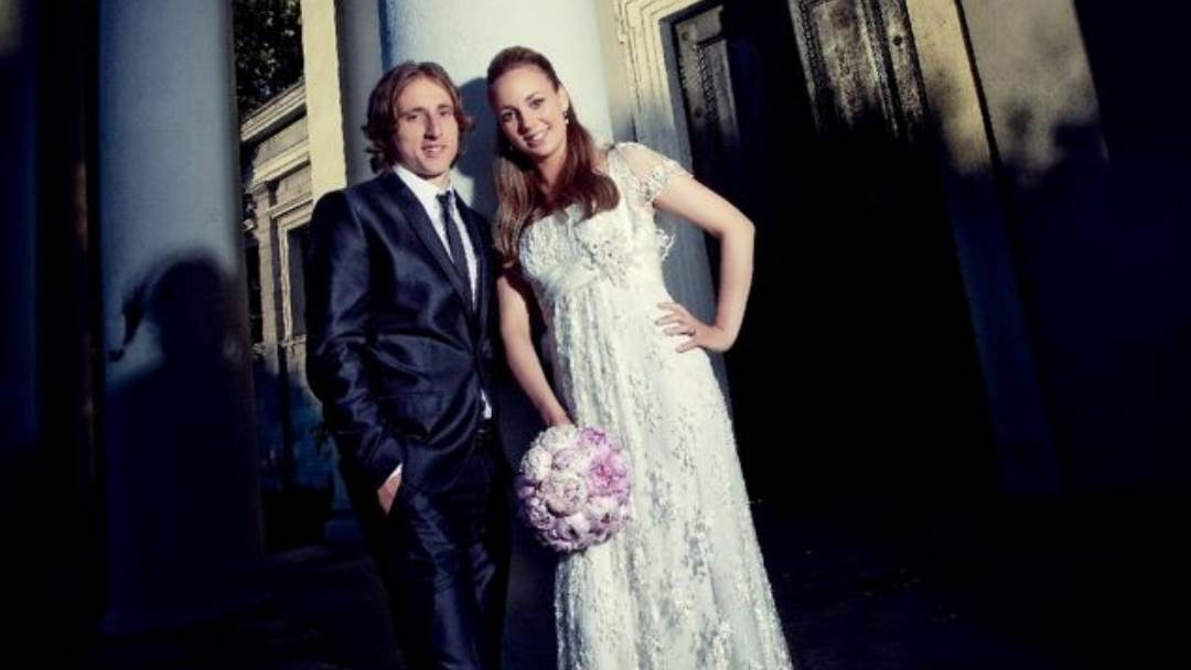 Fotografija s vjenčanja Luke i Vanje Modrića