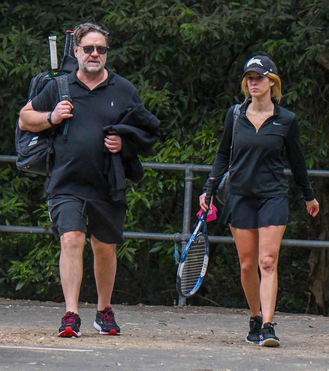 Russell Crowe i Britney Theriot zajedno igrali tenis