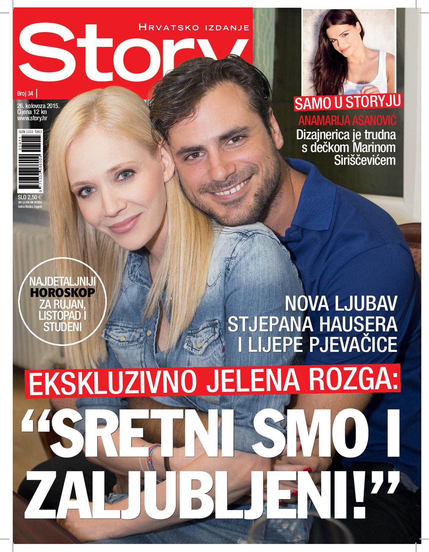 Jelena Rozga i Stjepan Hauser potvrdili su da su u vezi za časopis Story