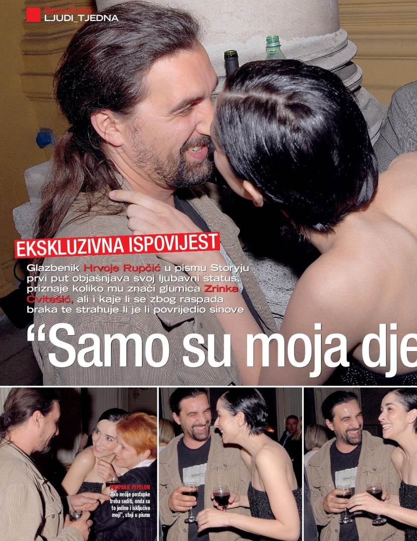 Hrvoje Rupčić i Zrinka Cvitešić prvi put su se javno poljubili 2009. godine