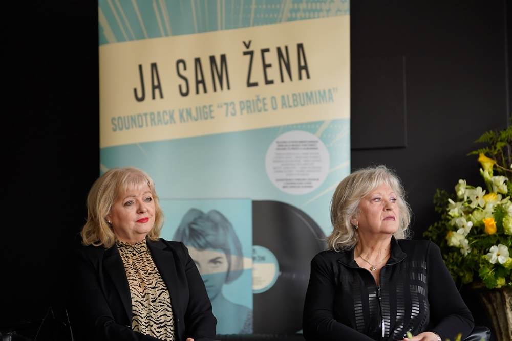 Meri Cetinić i Jasna Zlokić na promociji vinila 'Ja sam žena'