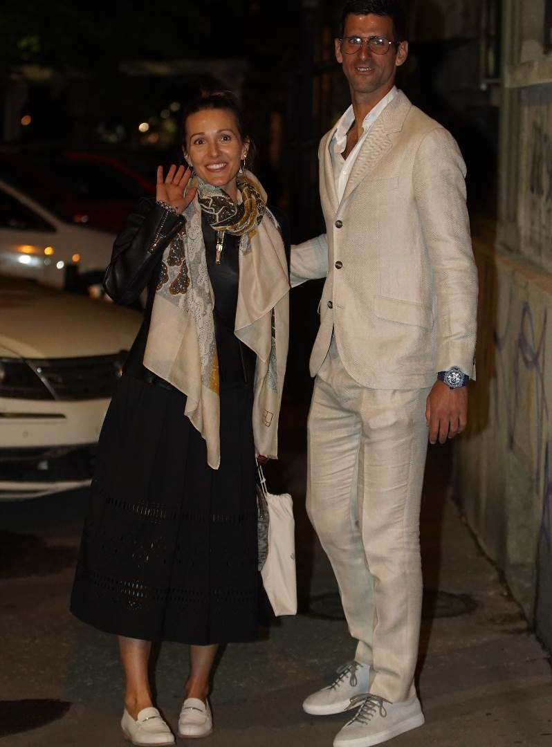 Novak i Jelena Đoković na svadbi prijatelja