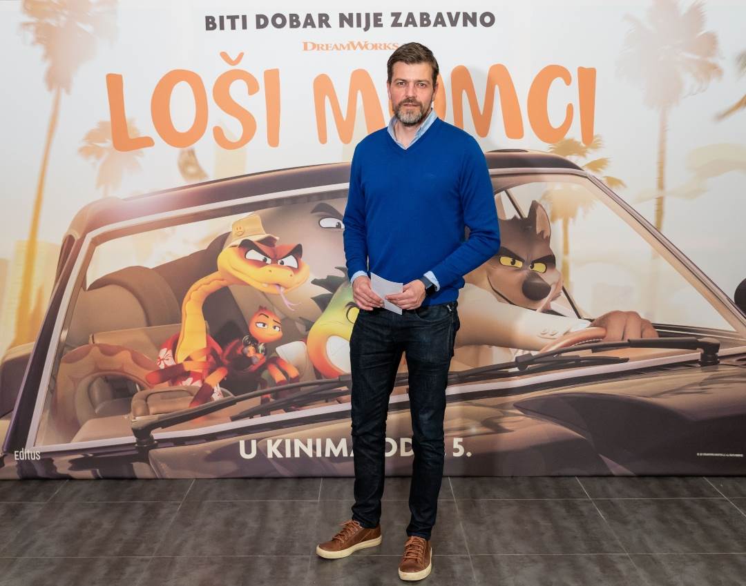 Amar Bukvić glumi G. Vuka u crtanom filmu Loši momci
