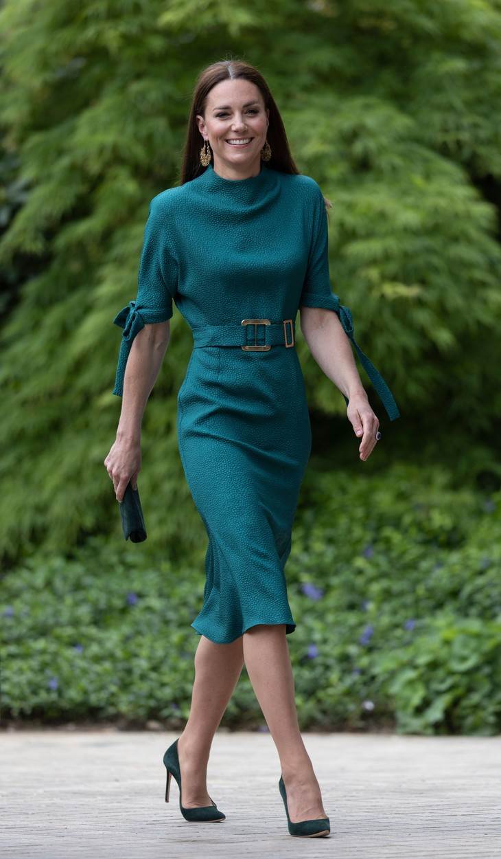 Kate Middleton se odlučila za zelenu haljinu koja joj je savršeno pristajala.