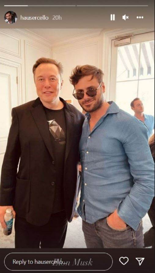 Stjepan Hauser objavio je fotografiju s Elonom Muskom