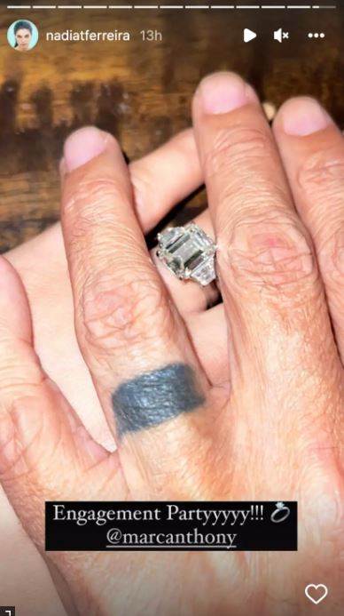 Zaručnički prsten Nadije Ferreire