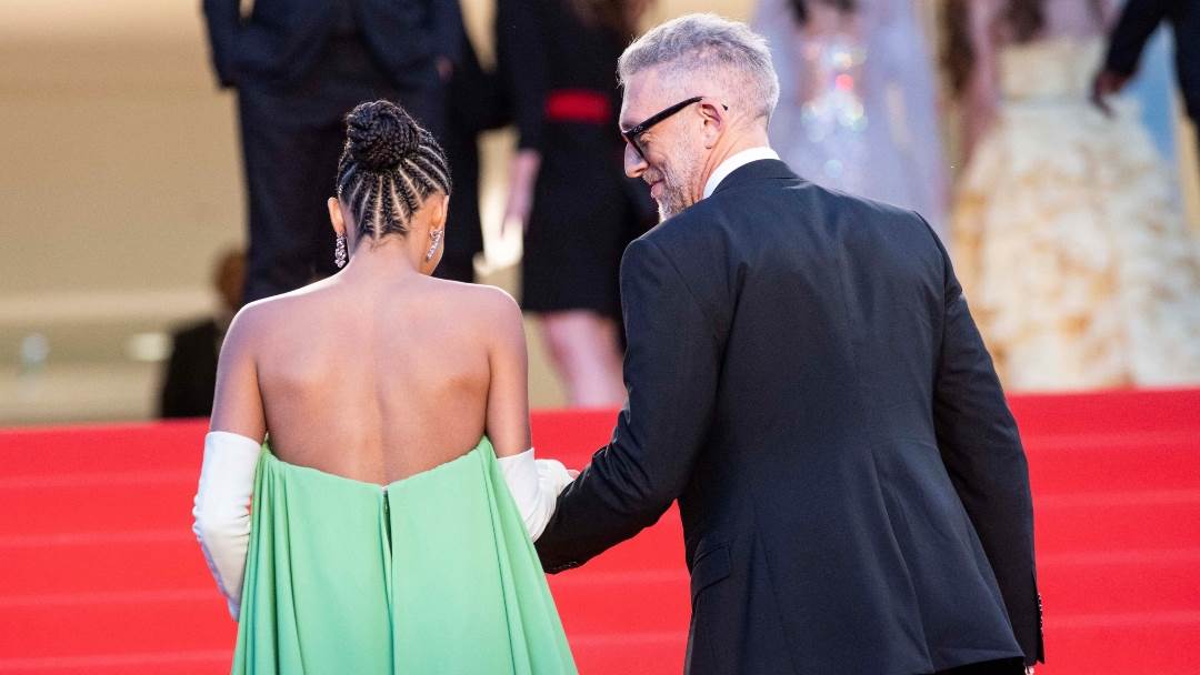 Tina Kunakey i Vincent Cassel u Cannesu