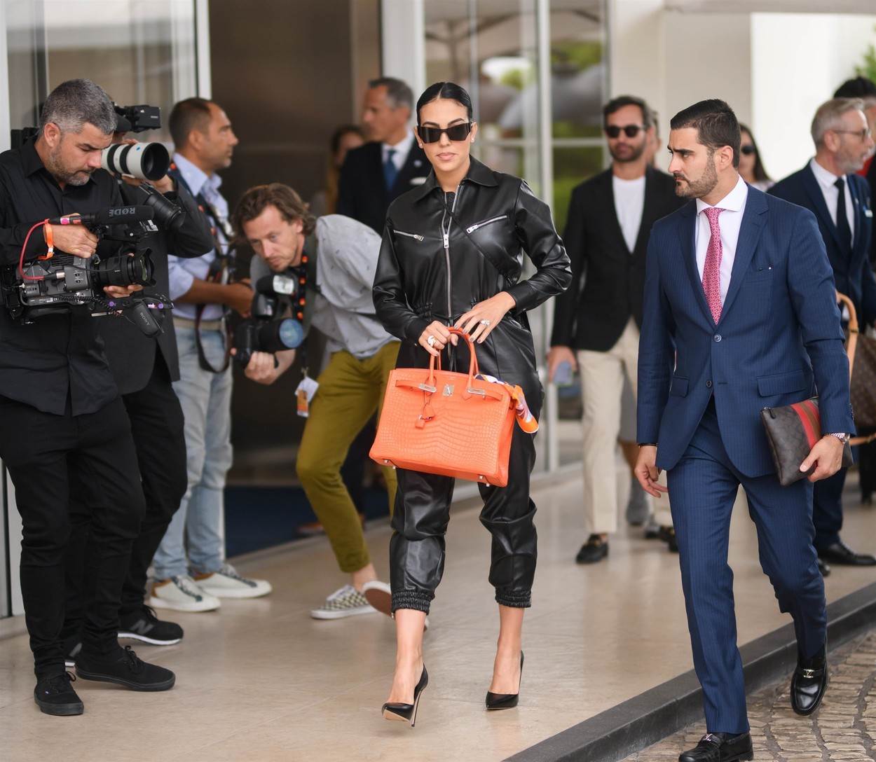 Georgina Rodriguez u kožnom kombinezonu stigla je u Cannes