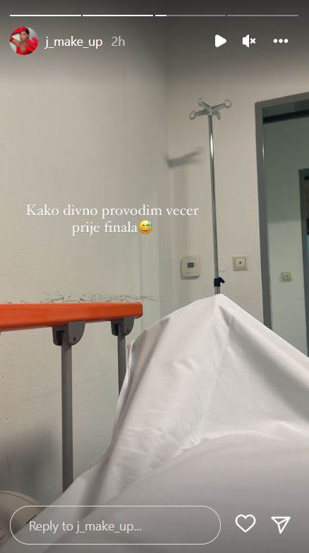 Jelena Perić dan uoči velikog finala završila je u bolnici