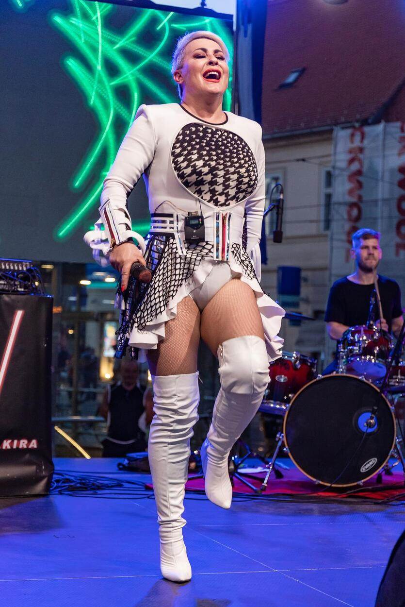 Indira Levak na koncertu u Osijeku