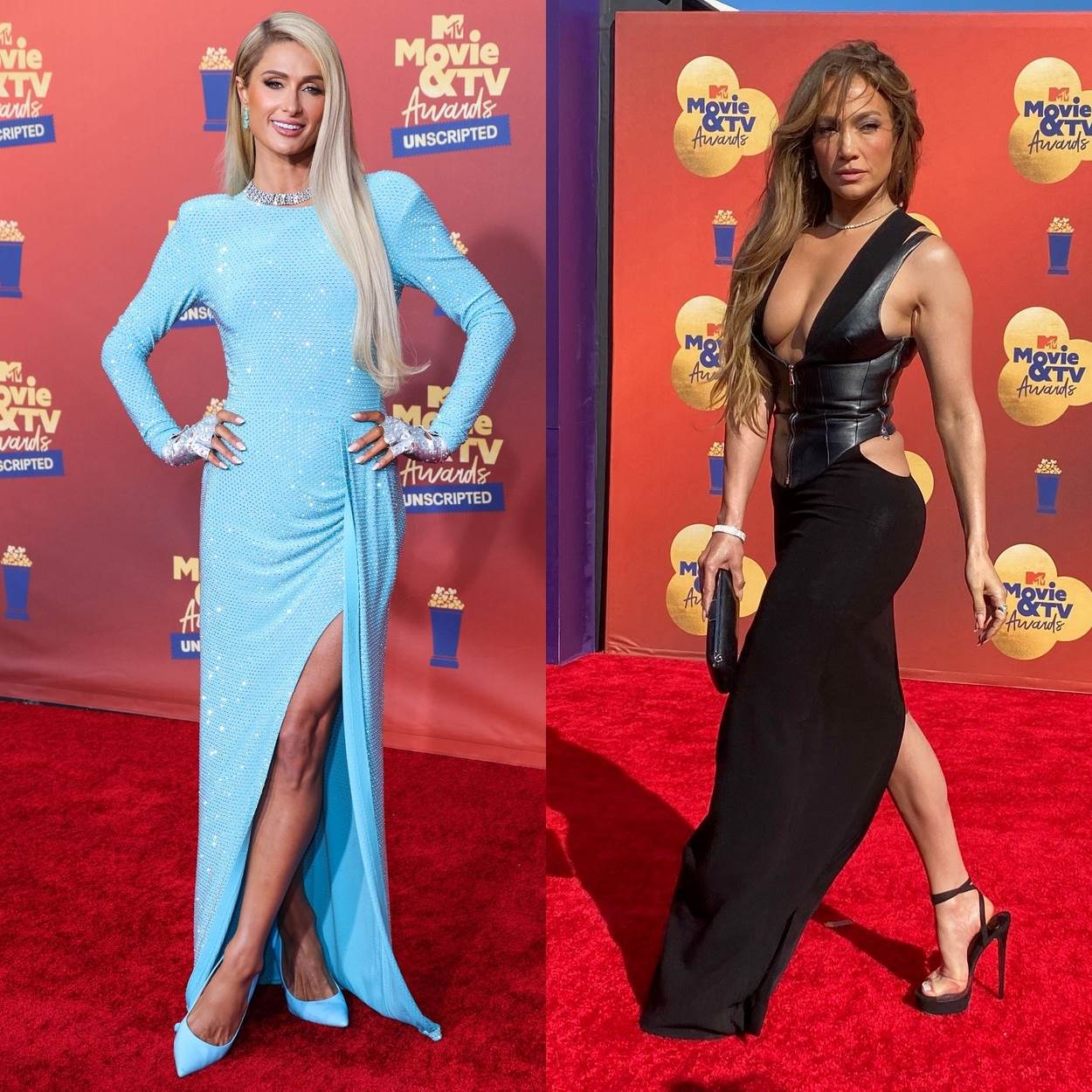 Paris Hilton i Jennifer Lopez oduševile kreacijama na MTV dodjelama nagrada