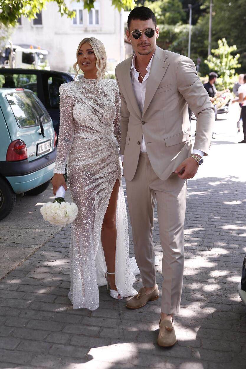 Anđela Manitašević i Dina Dragija nosile su istu vjenčanicu