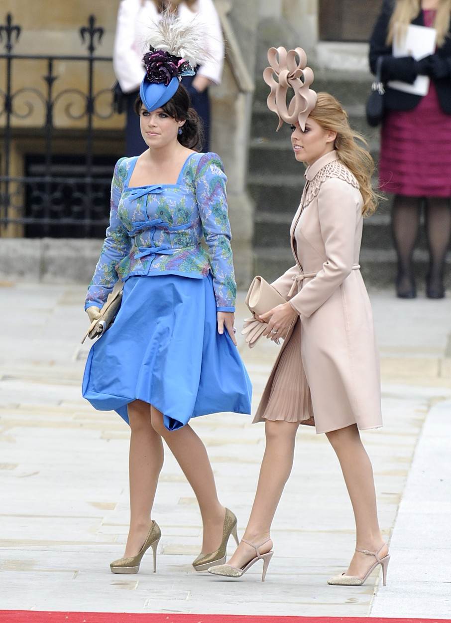 Princeza Beatrice i princeza Eugenie na vjenčanju princa Williama i Kate Middleton