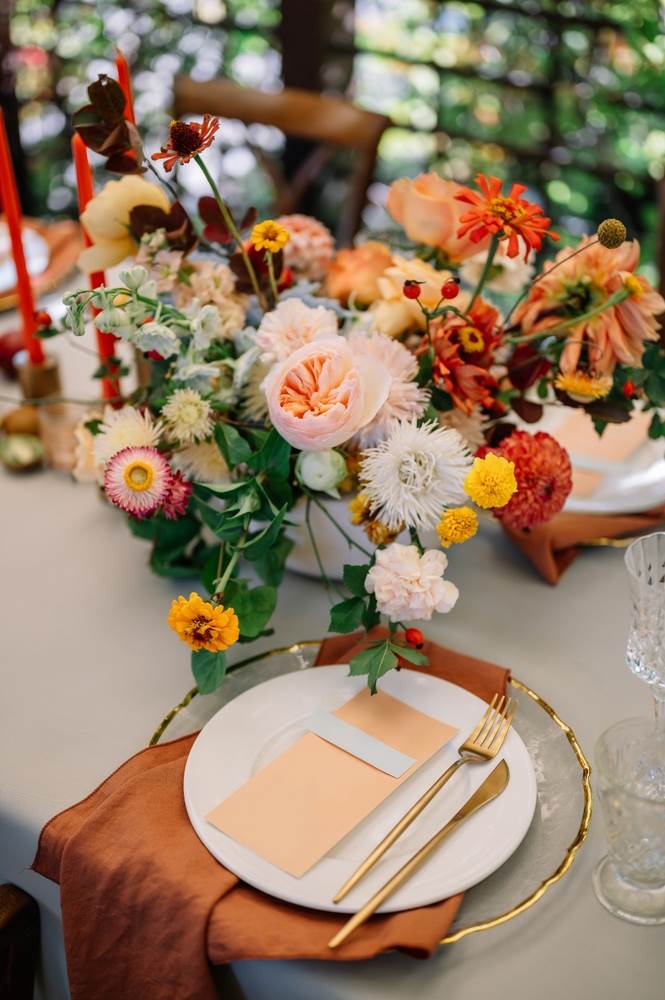 cvijece vjencanje stol