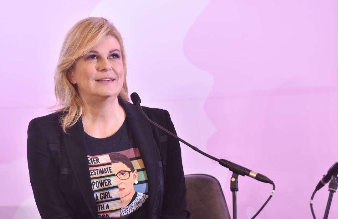 Kolinda Grabar-Kitarović poslala poruku odjećom