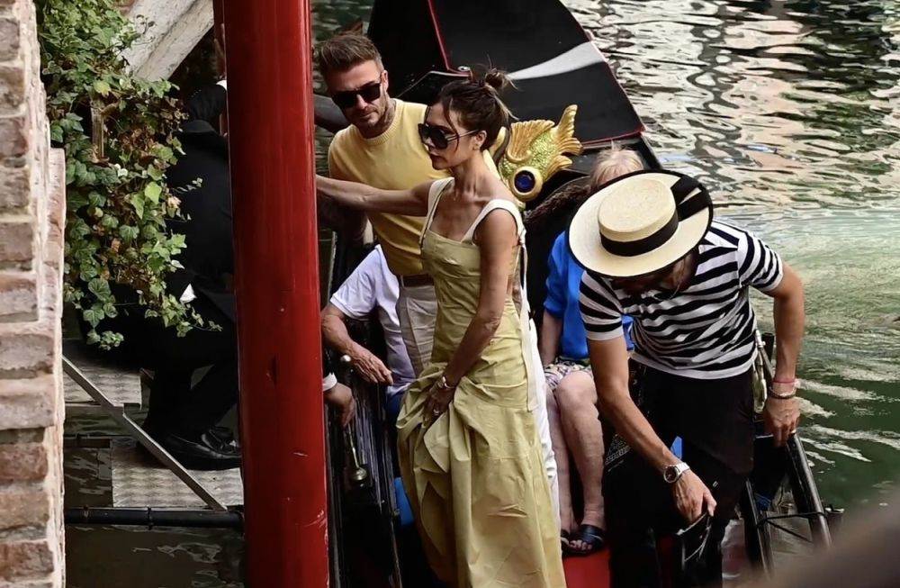 David Beckham i Victoria Beckham slave godišnjicu u Veneciji