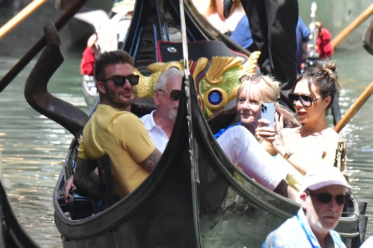 David Beckham i Victoria Beckham slave godišnjicu u Veneciji