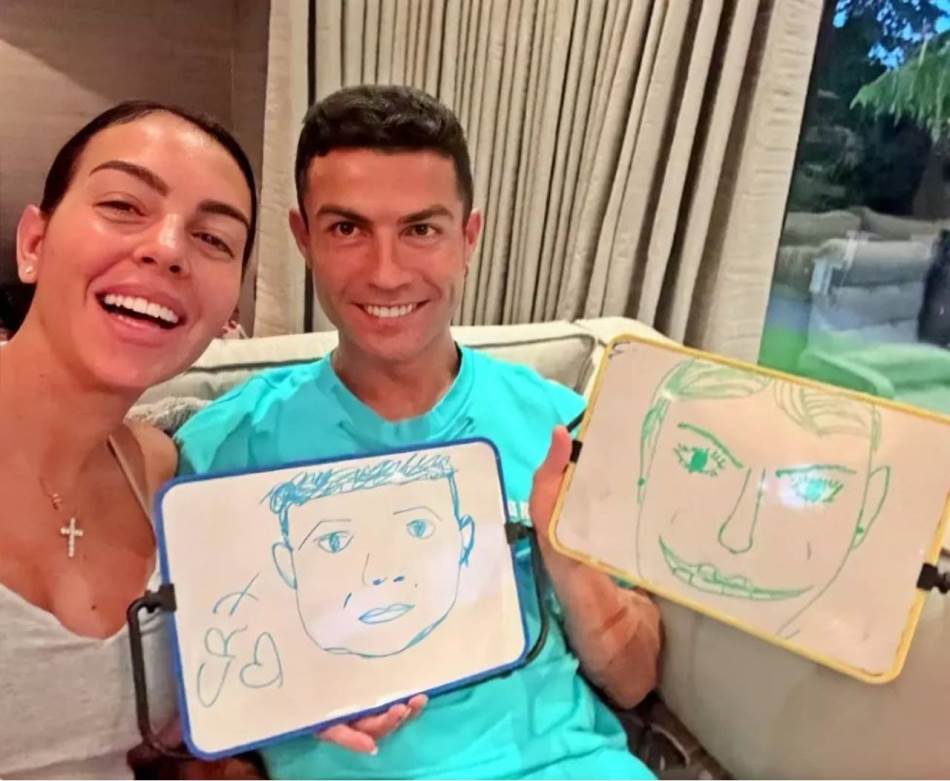 Cristiano Ronaldo i Georgina Rodriguez crtali jedno drugo