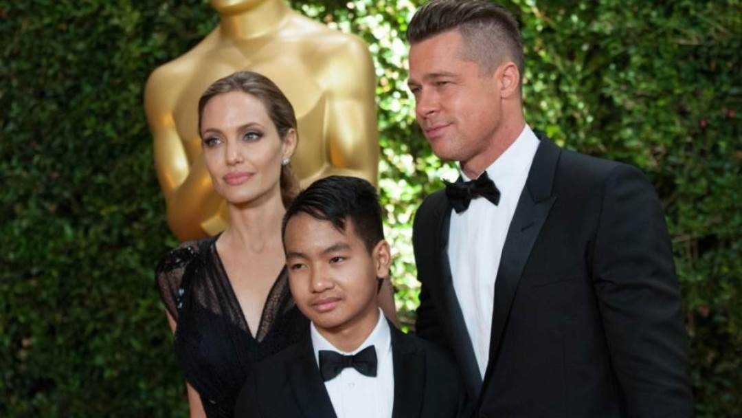 Angelina Jolie, Brad Pitt i Maddox Jolie Pitt na crvenom tepihu
