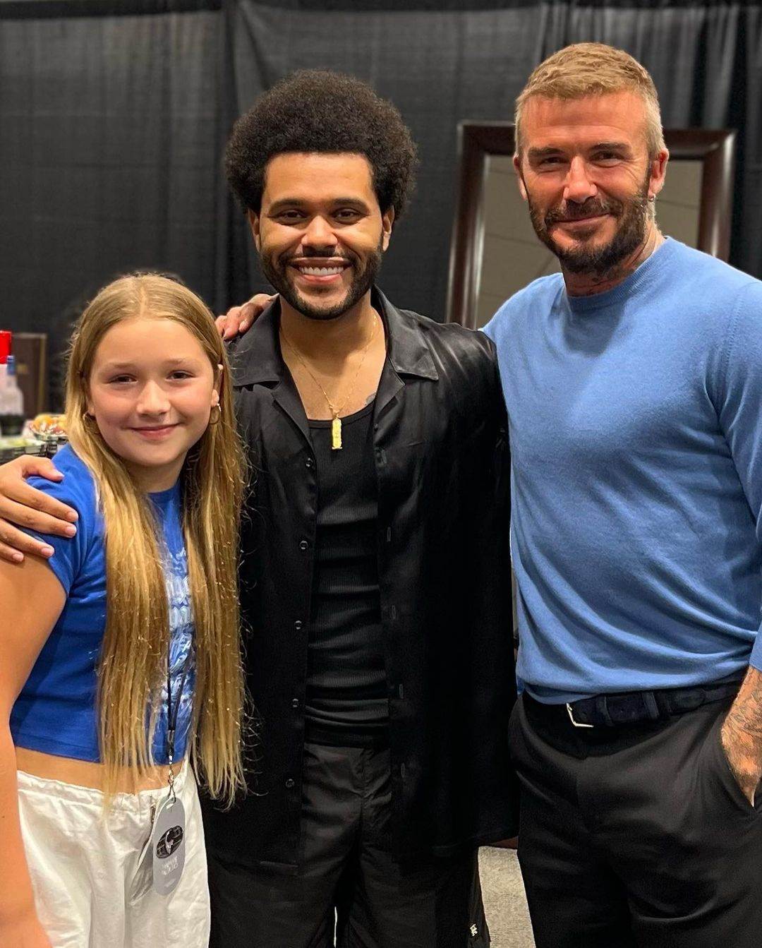 David Beckham poveo je kćer Harpe Seven na koncert The Weekenda