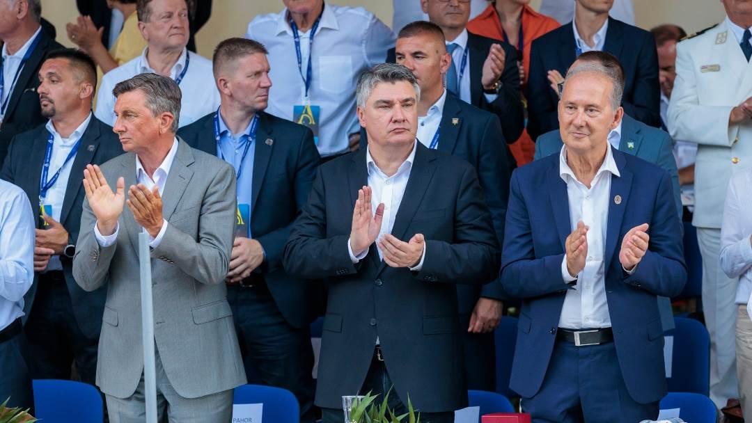 Borut Pahor i Zoran Milanović na Sinjskoj alci
