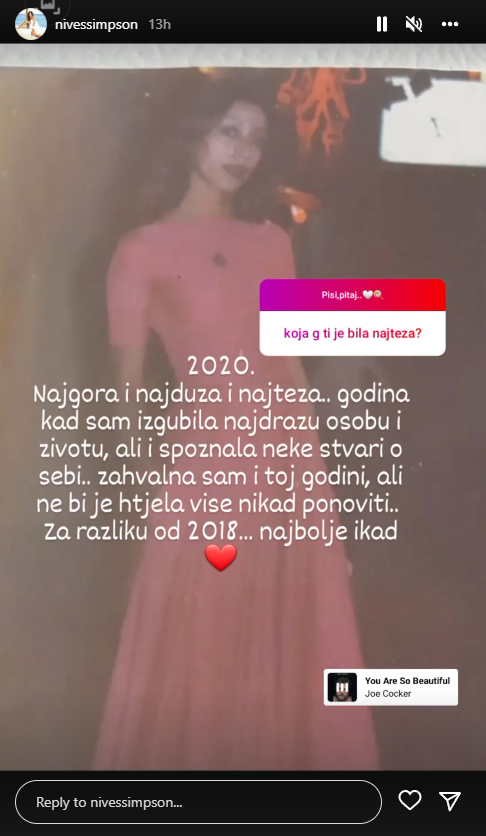 Nives Ivanišević rekla je kako je za nju najteža godina bila 2020.