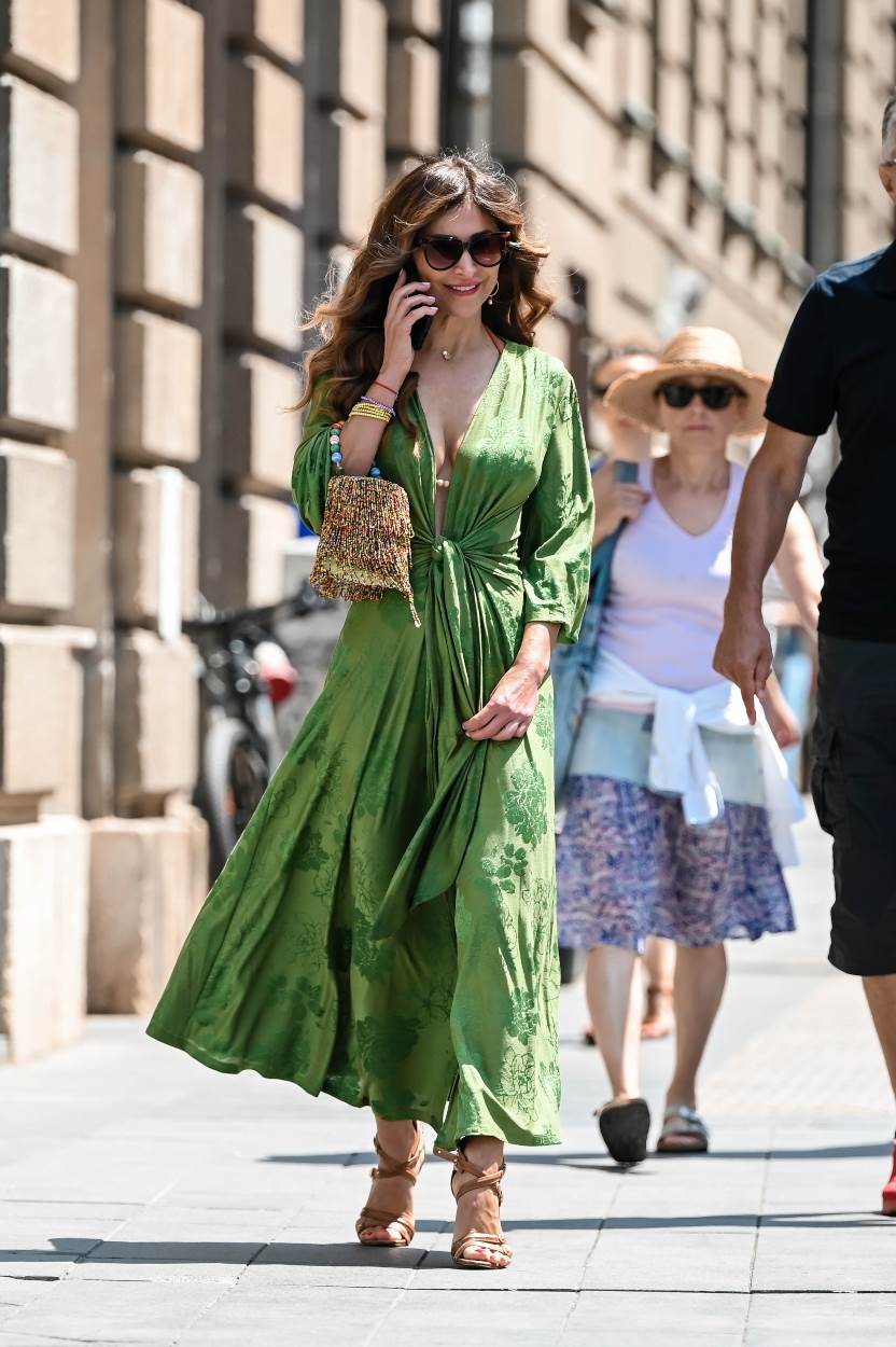 Anja Tubin u zelenoj haljini iz Zare