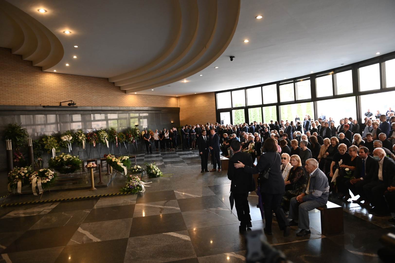 Sprovod Mislava Bage na zagrebačkom Krematoriju