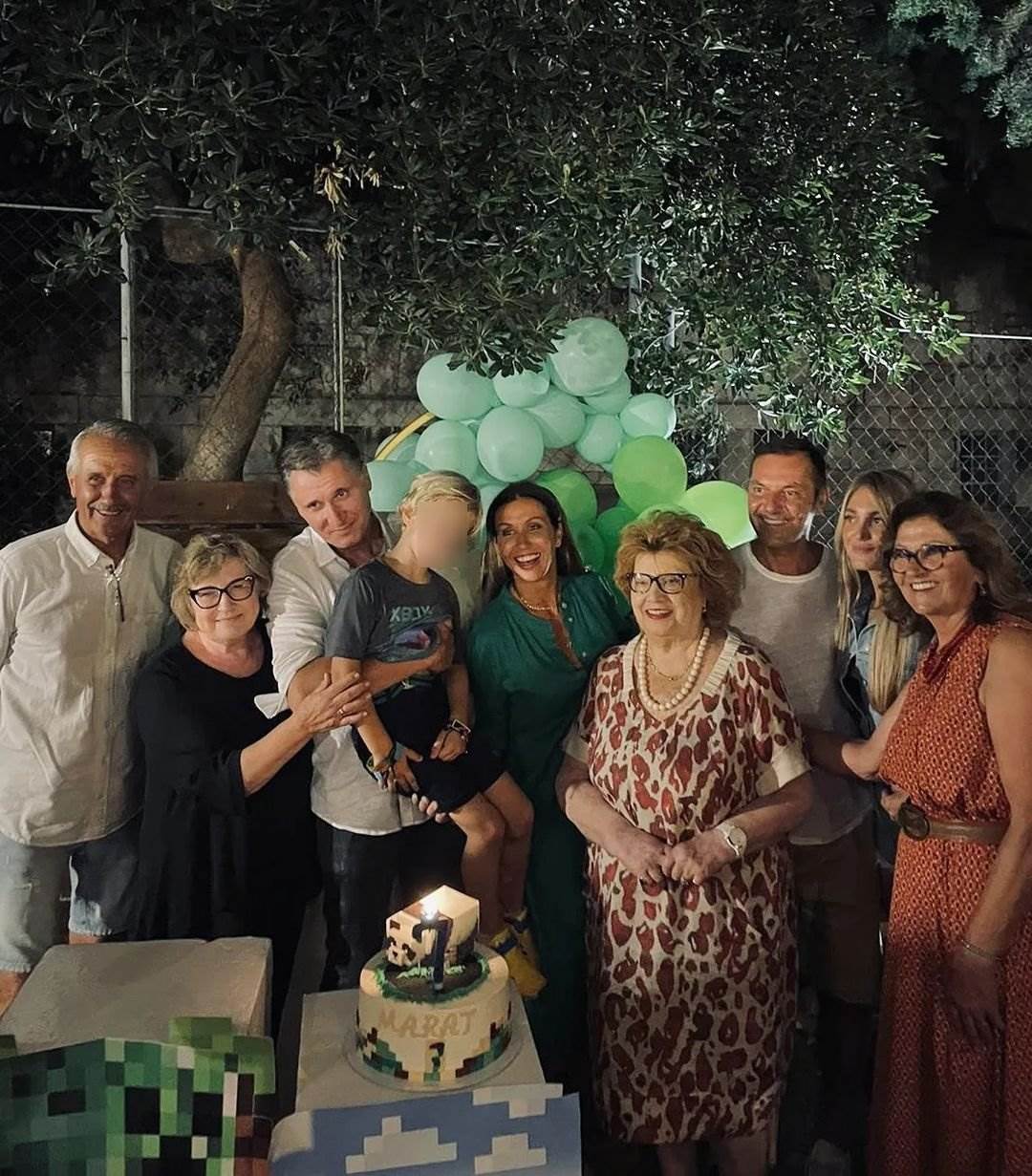 Ana Gruica i Hrvoje Šalković zajedno su slavili rođendan sina Marata Ivana Šalkovića