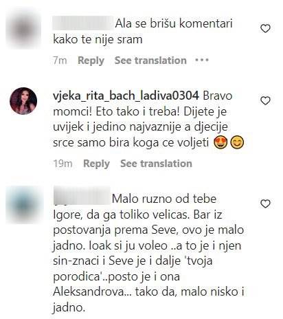 Komentari na Instagramu Igora Kojića o njegovom prijateljstvu s Milanom Popovićem