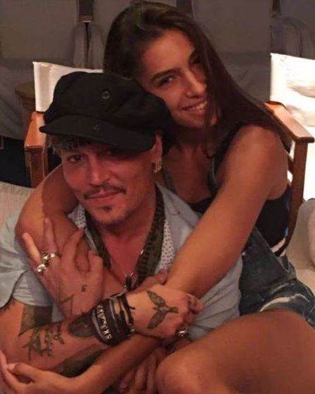 Dragana Banović i Johnny Depp