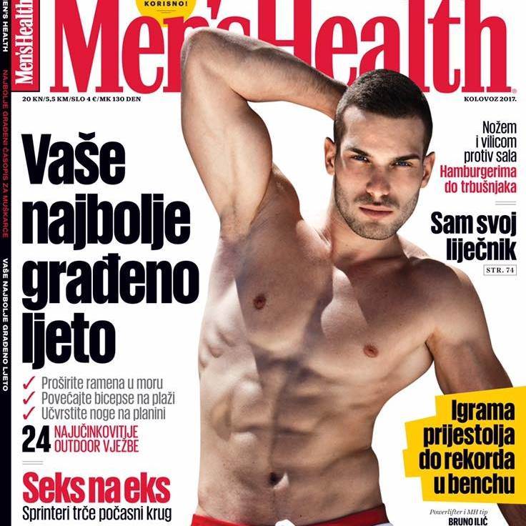 Bruno Ilić bio je na naslovnici Men's Healtha