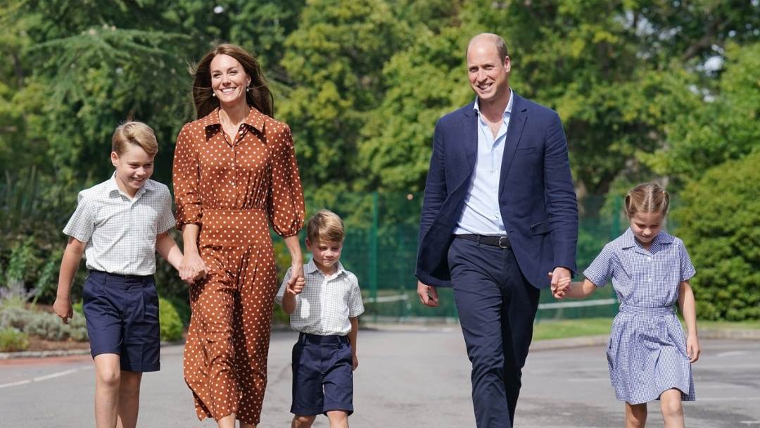 Princ William i Kate Middleton s djecom u novoj školi