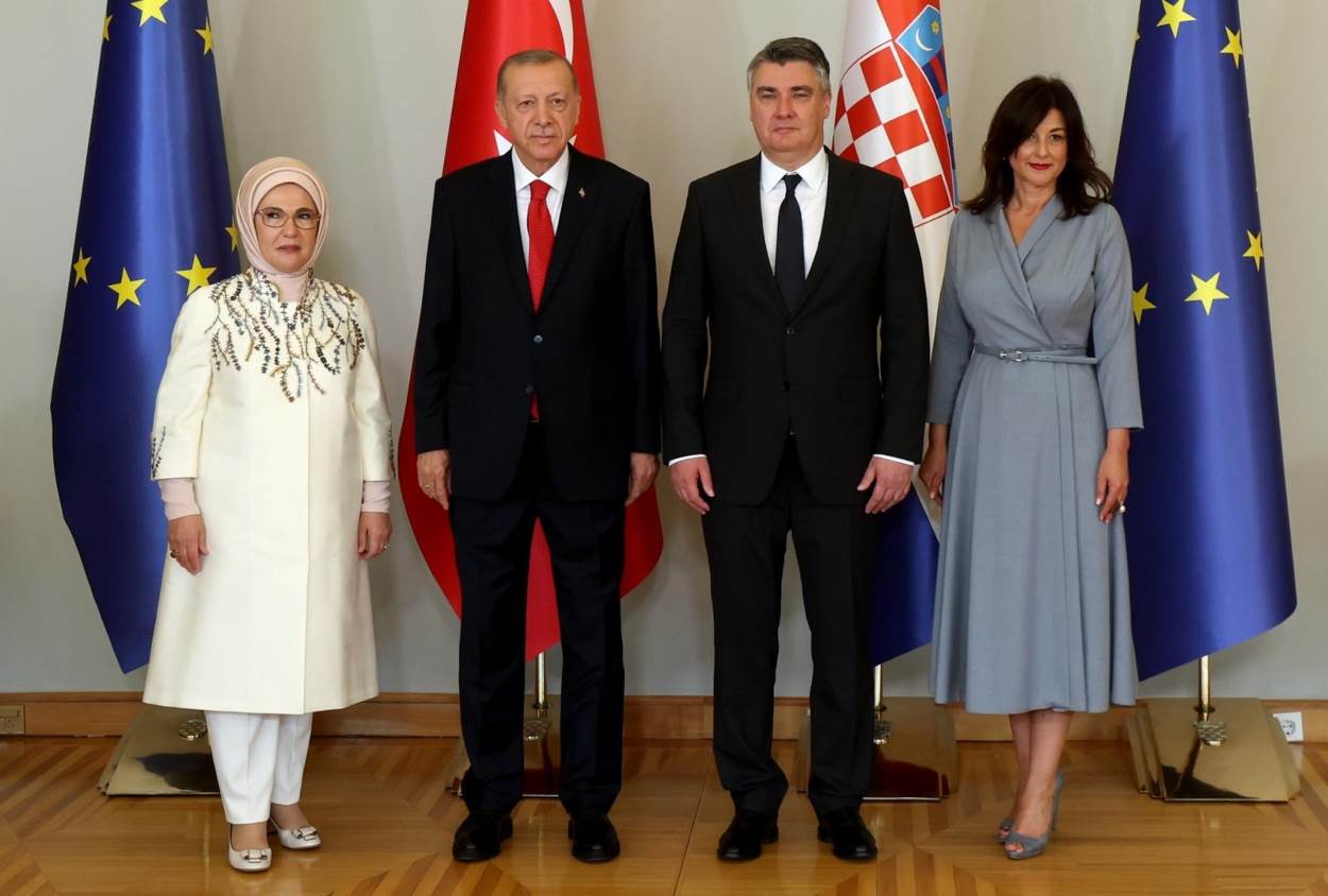 Sanja Musić Milanović i Zoran Milanović dočekali turskog predsjednika i suprugu Emine
