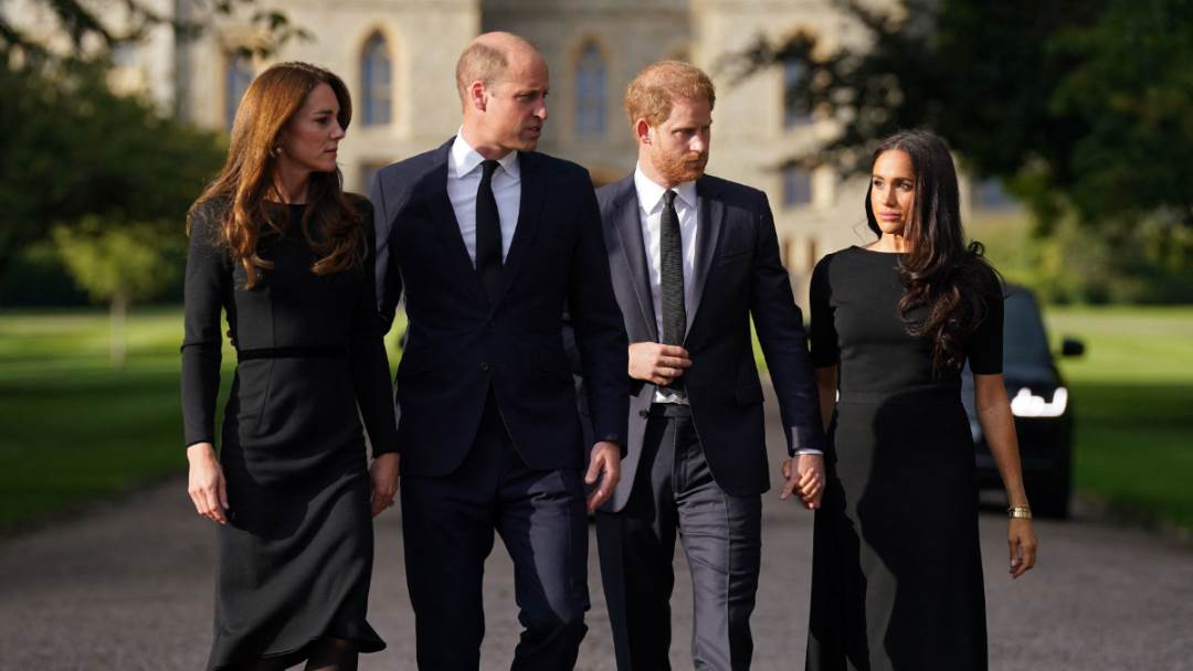 Meghan, Kate, William i Harry u Windsoru