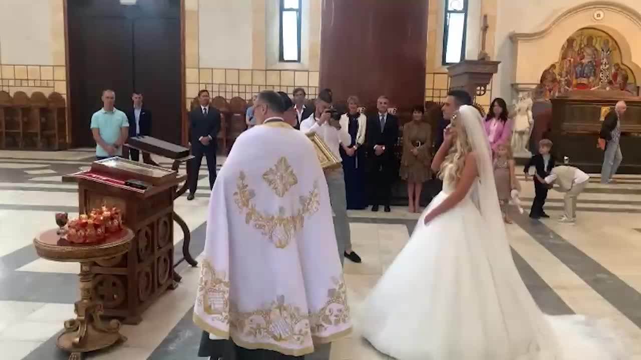 Saška Veselinov u bijeloj vjenčanici udala se za Đorđa Đokovića