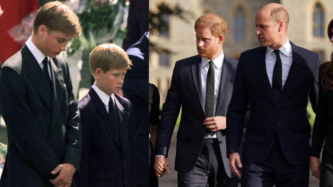 Princ William i princ Harry hodali su iza majčinog lijesa na pogrebu princeze Diane