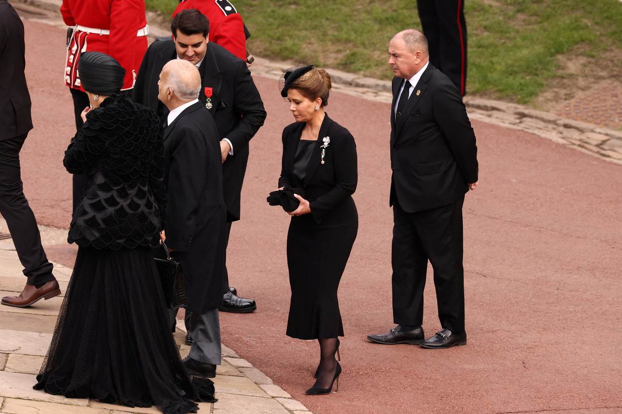 Princeza Haya na ispraćaju kraljice Elizabete II.