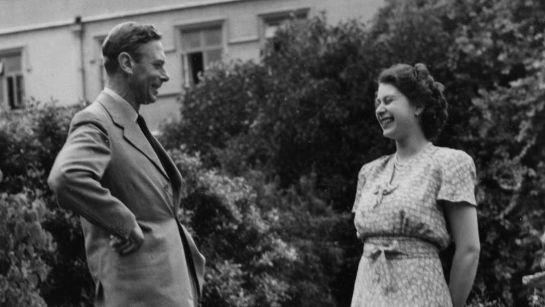 Kralj George VI. i njegova kći princeza Elizabeta