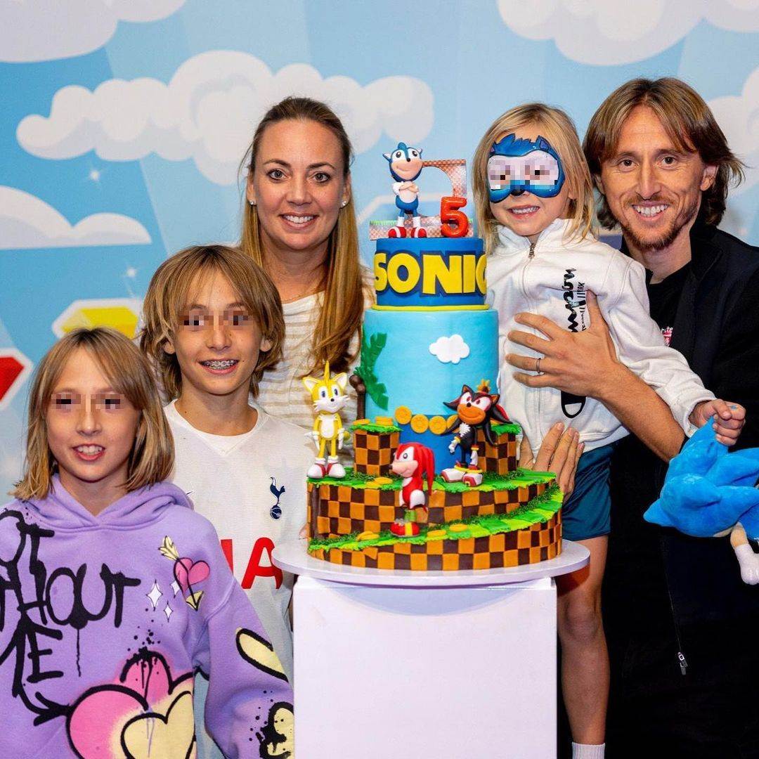Luka Modrić s obitelji