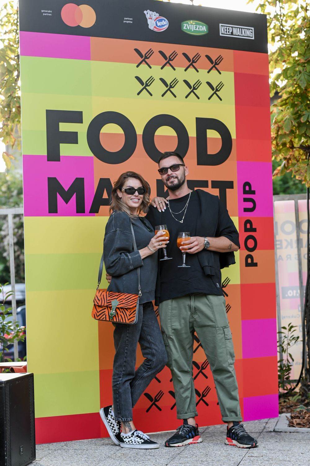 Gianna Apostolski i Duje Bačić na Food Marketu