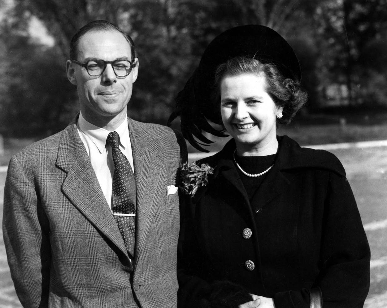 Margaret Thatcher sa suprugom Dennisom Thatcherom