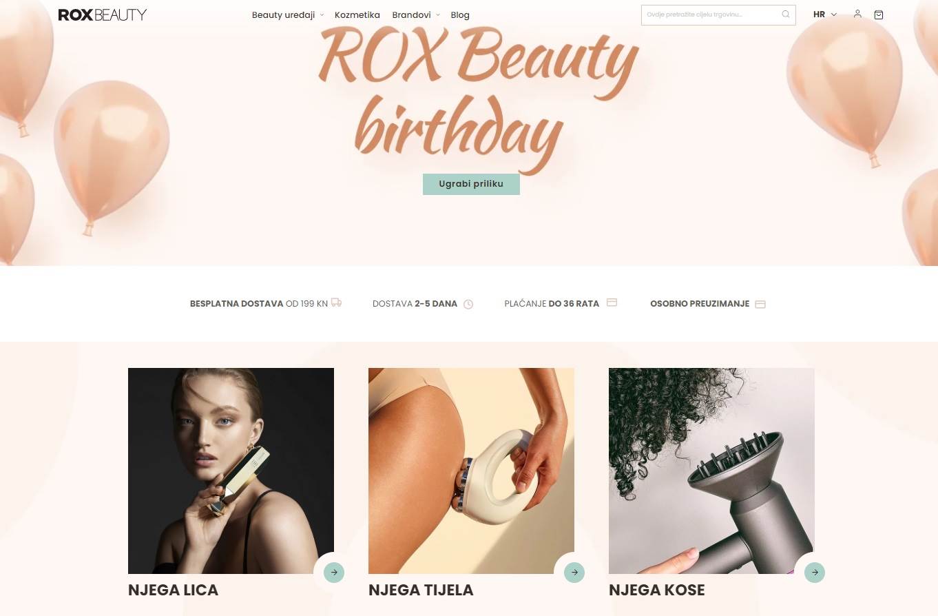 ROX Beauty webshop