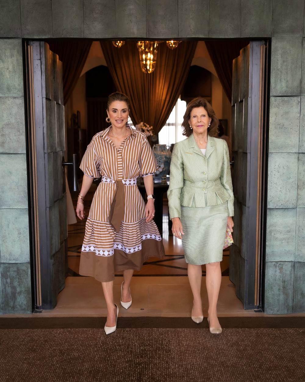 Jordanska kraljica Rania i švedska kraljica Silvia